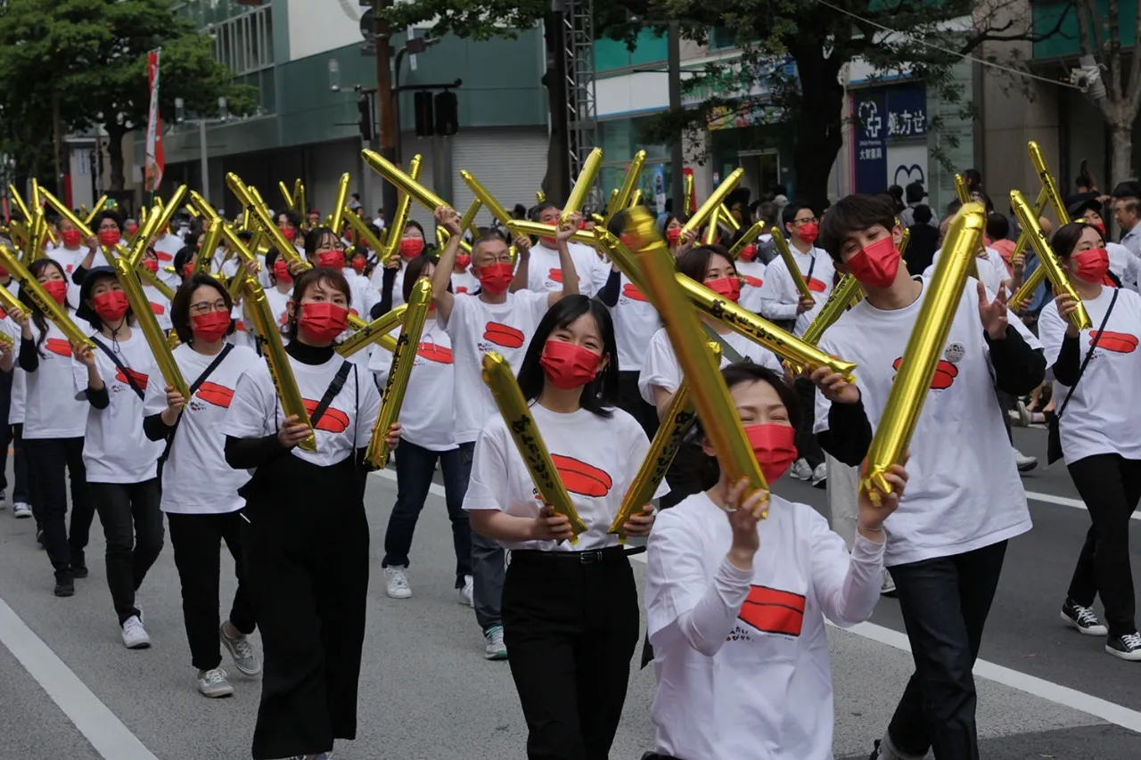 パレードの写真